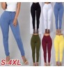 Hot Sale Women'S Skinny Pants Candy Color Slim Stretch Legs Basic Casual Women Pants Women's High Waist Jeans