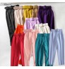R41028S 16 colors summer women's clothing fashion belt loose casual straight-leg pants trousers