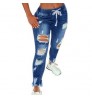 2022 New Wholesale High Waist Jeans Women's Pants, Lace Up Skinny Stretch Skinny Pants Ripped Women's Jeans
