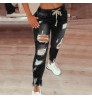 2022 New Wholesale High Waist Jeans Women's Pants, Lace Up Skinny Stretch Skinny Pants Ripped Women's Jeans