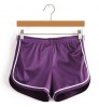 Quick Dry Factory Custom Women's Satin Dolphin Shorts Hot Girl Sexy Tight Booty Mini Fitness Sport Running Shorts Feminino
