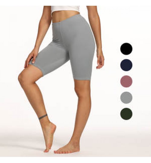 2022 Custom Soild Color Women Compression Fitness Shorts Wholesale Sport Short Leggings OEM/ODM