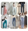 Blue women's jeans slim slim high waist casual sexy women's pencil pants