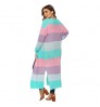 Custom Plus Size Women's Sweaters Striped Oversize Women Cardigan Sweaters