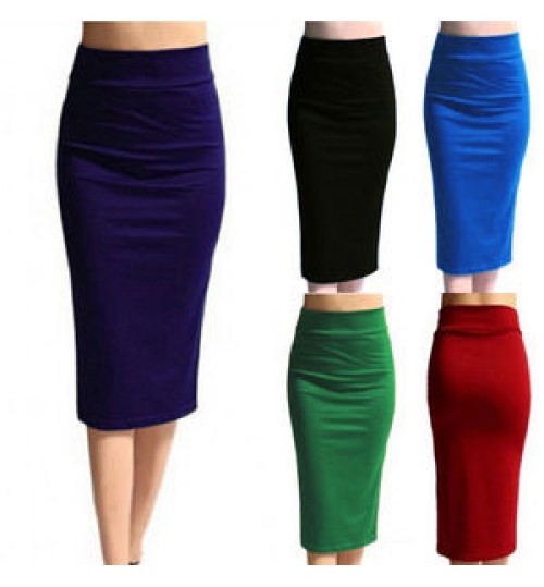 Women Skirt Mini Bodycon Skirt Office Women Slim Knee Length High Waist Stretch Jupe Femme Sexy Pencil Skirts