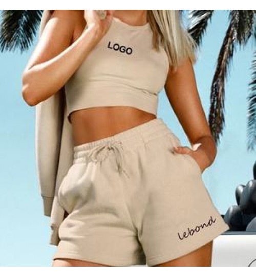 Free sample Wholesale Custom New fashion Sweat Shorts Women Cotton Gym Casual Women's Shorts