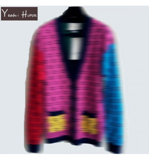 YEAH HUPOR 2022 wholesale oversized letter logo luxury crew neck designer sweaters famous brands women