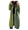 2022 fashion fall autumn winter knitted hooded long coat jacket ladies cardigan women's sweaters