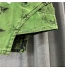 Summer New Fashion Women's Denim Skirt Personalized Double-Row Waist Irregular Mini Skirt Green Asymmetric Short Skirt
