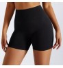 PT404 Custom LOGO Matching Nylon Yoga Workout Short Tights Seamless Gym Biker Women's Shorts