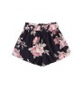 Women's Summer Shorts Women Boho Shorts Elastic Waist Loose Fit Casual Belted Wide Leg Plus Size Shorts With Flowers