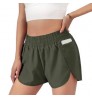 Wholesale Custom Summer Quick Dry Breathable Women's Sport Layer Running Gym Active Workout Shorts With Pockets Yoga Shorts