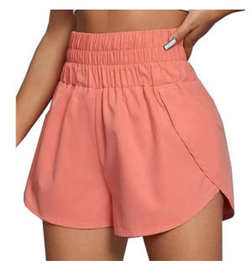 2022 Spring New Women's Short High Waist Loose Sport Gym Causal Shorts Women