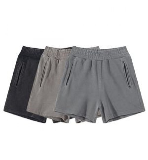 Custom Summer Cotton Washed Short Pants Blank Sports Terry Hot Girls Shorts Puff Print Women's Shorts