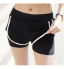 Sports shorts women's running casual Yoga Hot Pants lined with two-layer high elastic quick drying fitness shorts