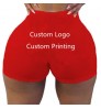 2022 New Fashion Printed Sweet Candy Workout Women Snack Biker Shorts Custom Summer Hot Pant Women Shorts
