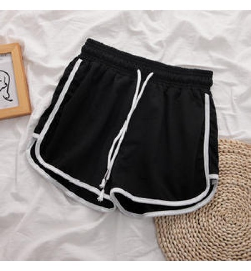 Customized Logo Summer Drawstring Running Workout Cotton Plus Size Women's Shorts From S-5XL