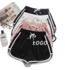Casual Loose Summer High Waist Sport Beach Shorts Solid Color Drawstring Women's Sweat Yoga Shorts