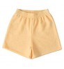 2022 Summer elastic waist new design No pocket Plain candy bright color high waisted shorts women cotton shorts