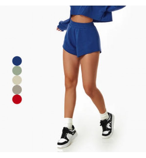 Sports sweater shorts women's loose casual versatile summer quick dry running fitness pants yoga shorts