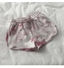 2022 New Fashion Women Girls Summer Beach Tie-dye Shorts Drawstring Elastic Waist Running Sports Short Pants Slim Casual Shorts