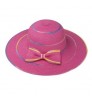 JAKIJAYI Brand paper straw custom women wide brim hat wholesale lady summer floppy paper straw beach hat