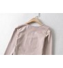 Women Female Long Sleeve Elegant New Office Lady Shirt Blouse Crew Neck Base Inside Top