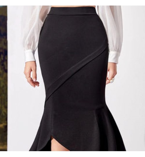 new design fishtail design advanced elegant formal skirts for women