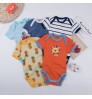 Newborn baby clothes soft cotton custom print designs infants baby rompers
