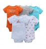 Lot Unisex Infant Bodysuits Summer Clothes boy Girls 6-24Months Baby One-pieces Jumpsuit Baby Romper