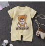 High. Quality Baby 100% cotton overall romper Summer new children's short sleeve cloth Baby cartoon jumpsuit bodysuit