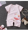 High. Quality Baby 100% cotton overall romper Summer new children's short sleeve cloth Baby cartoon jumpsuit bodysuit