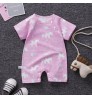 High. Quality Baby 100% cotton overall romper Summer new children's short sleeve cloth Baby cartoon jumpsuit bodysuit