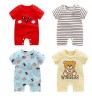 High. Quality Baby 100% cotton overall romper Summer new children's short sleeve cloth Baby cartoon jumpsuit bodysuit