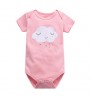 Newborn Baby Girls Boys Clothes 5 pcs set Short Sleeve Cotton Body Baby Jumpsuits Romper Customized Print Pattern