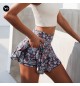 Wholesale summer floral women skirt with shorts active wear set sexy plus size womens skirts tennis