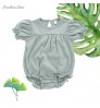 Factory Direct Sales Romper Ropa Cheap Playsuit 100% Cotton Baby Clothes Short Sleeve Bubble Playsuit