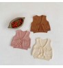 Autumn Baby Fashion Cardigan Cotton Knitting Tassel Vest Coat Baby Girl Knit Sweaters
