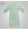 Infant Baby Toddler Cable Knit Lace Romper Long Puff Sleeve Playsuit