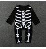 Newborn Baby Children Halloween Jumpsuits Bones Skeletons Printing Long Sleeve Romper Party Playsuit Cute Infant Clothing