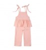 high quality summer Baby Clothes sets Boys Girls muslin Rompers drawstring toddlers kids Jumpsuit