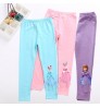american girls baby stacked character hiking ruffle white printed pants kids suit blue trousers for children