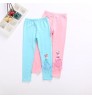 american girls baby stacked character hiking ruffle white printed pants kids suit blue trousers for children