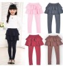 Hot selling Spring Autumn girls leggings cotton lovely baby Cake skirt pants kids Leggings