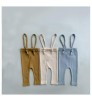 Ivy40957A 2021 Baby hot selling plain leggings toddlers cotton cheap trousers soft touch baby overall pants wholesale